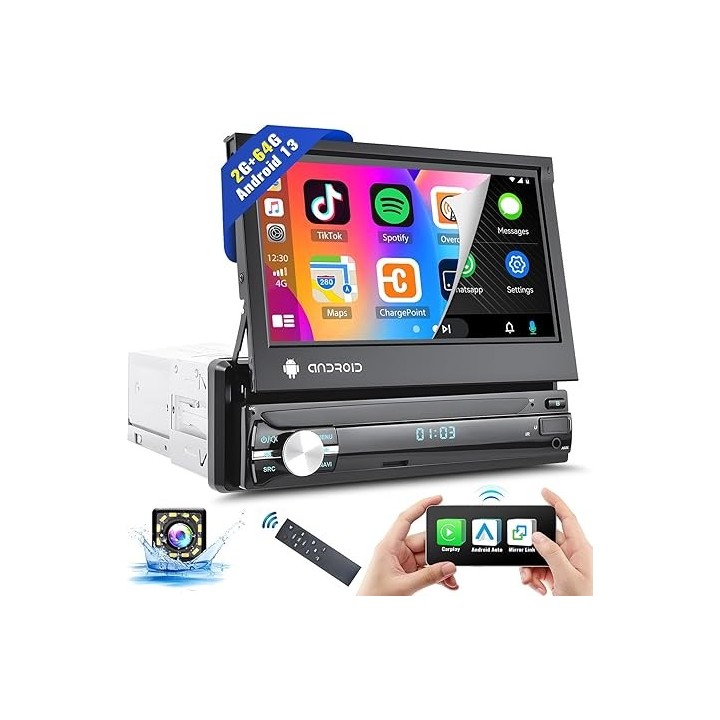 GearMotion A3039 — 7" 2+64 GB stacja z CarPlay/Android Auto