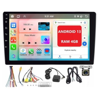 GearMotion A3453 — 9" 4+64 GB stacja 2‑DIN z CarPlay/Android Aut